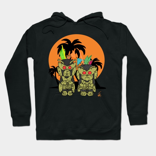 Henchman 21 and 24 tikis Hoodie by Undeadredneck